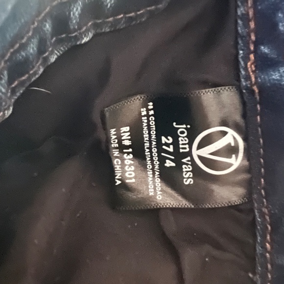 Medium Wash Wide-Leg Jeans w/Drawstring Waist - Picture 5 of 5